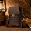 CONTACT'S Echte Leder Herren Bauchtasche Kleine Tasche Kartenhalter Männlich Hochwertige Umhängetasche Handytasche