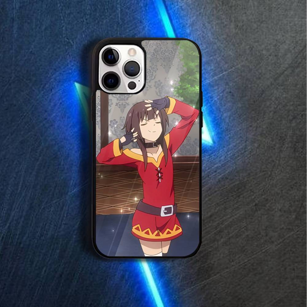 M-Megumin K-KonoSuba  Phone Case For iPhone 17,16,15,14,13,12,11,Pro,Max,Plus,Mini,Magsafe,Magnetic Wireless Charging Case