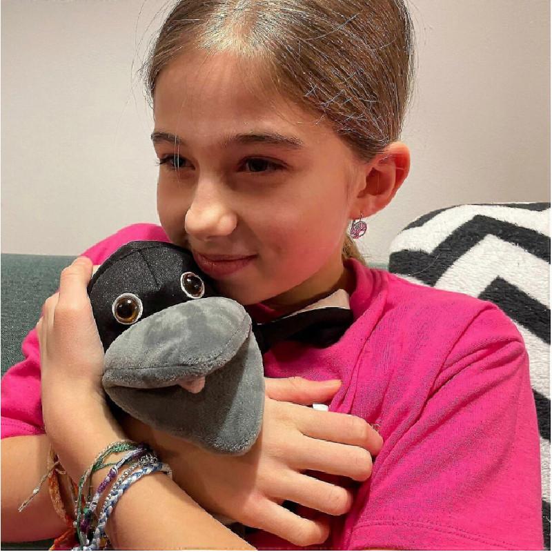 Maggie And Steve Plush Toy Soft Magpie Bird Hand Puppet Children Gifts Doll