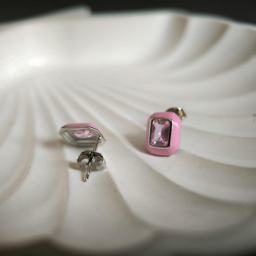 Silver Earrings with Cubic Zirconias, Emallu (60002253)