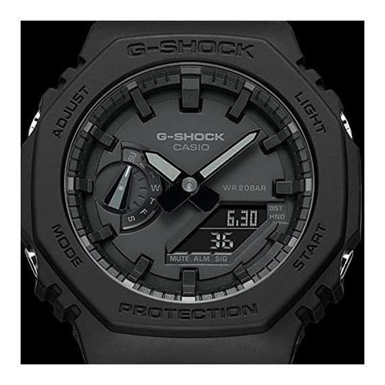 Casio G-Shock GA-2100-1A1 Ana-Digi All Black Watch Men's Carbon Core Guard [Parallel Import]
