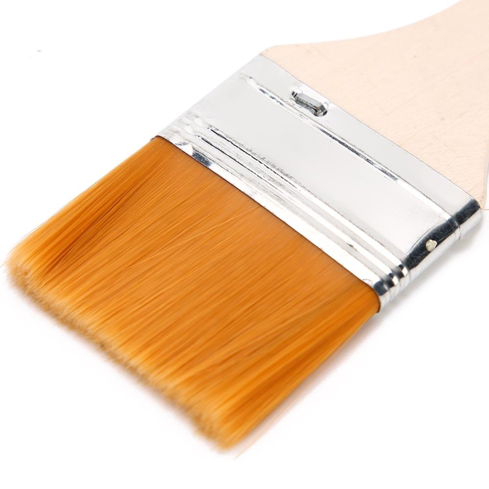 12PCS Nylon Hair Wall Painting Brushes Art Oil Painting Brushes Handcraft color filling