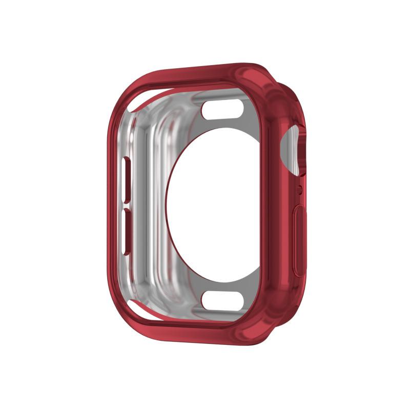 Suitable for apple watchs10 watch soft case iwatch9876 generation SE electroplating hollow protective case