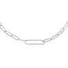 Calvin Klein Fashion Series Silver Plated Steel Clip Crystal Necklace Women necklace 35000536
