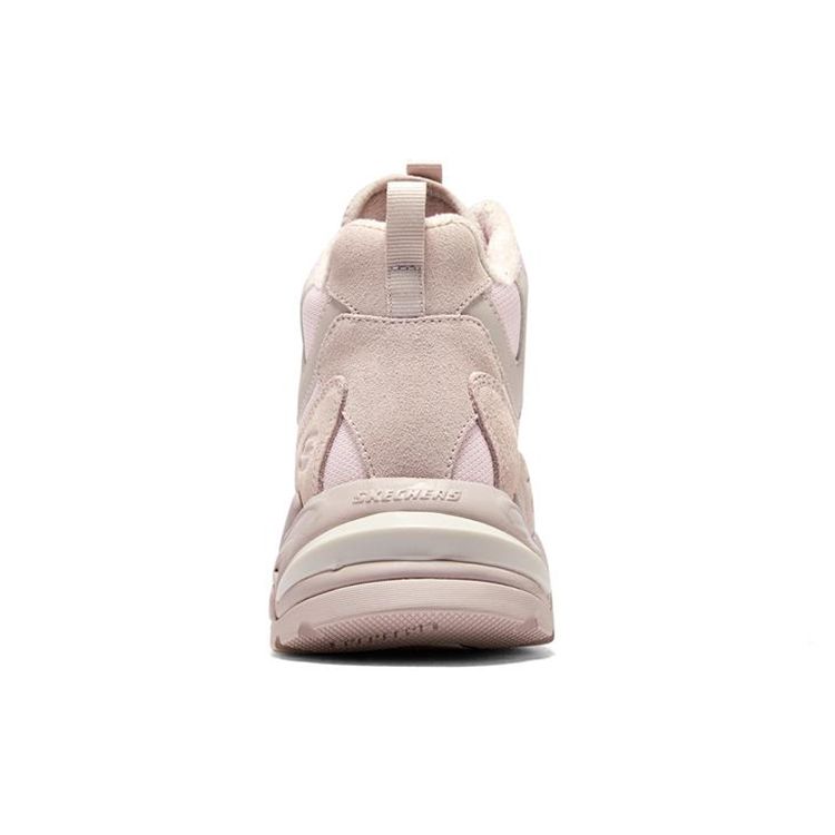 Skechers Stamina V2 Tessuto Pelle Comode alla Moda High-Top Lifestyle Scarpe Casual Donna sneaker Nudo-Rosa 167587-BLSH