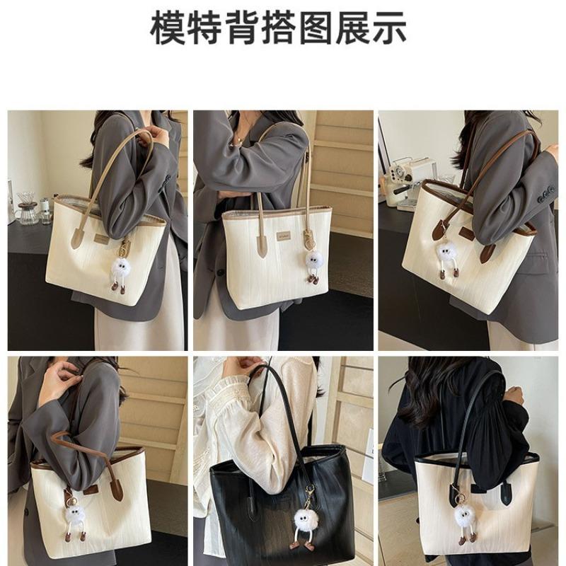 Große Kapazität Tasche Damen Neu Herbst und Winter Einfach und Vielseitig Schultertasche Lässige Pendler Tote Bag