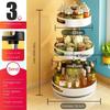 Kitchen Rotating Seasoning Storage Rack, Household Seasoning Circular Storage Rack, Modern Minimalist Style Kitchen Tool