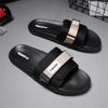 Men's Summer Non-Slip Korean Style Single Strap Beach Slippers