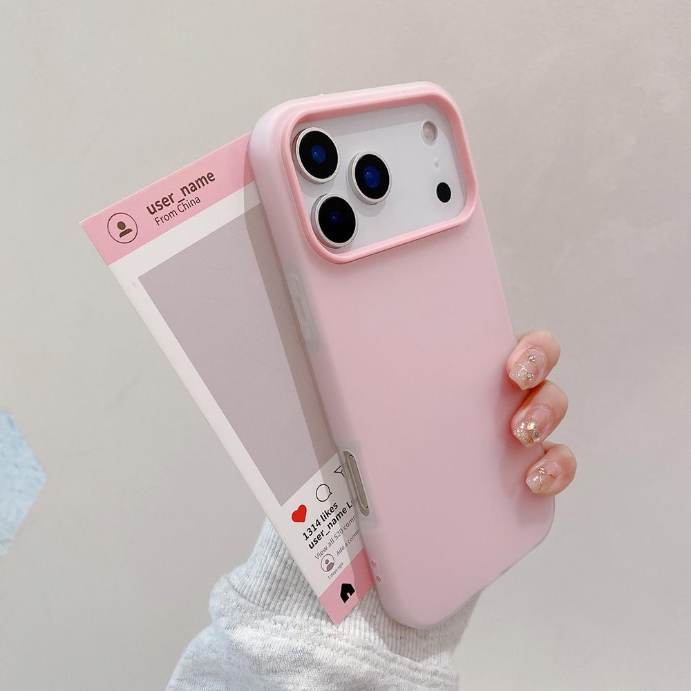 2 In 1 Card Holder Shockproof Case For iPhone Air 17 16 15 14 13 Pro Max Candy Color Matte Hard Cover Hybrid Shell Soft Shell