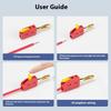 10Pcs 4Mm Banana Plug High Current Quick Connect Gold-Plated Banana Connector 32A Electrical Test