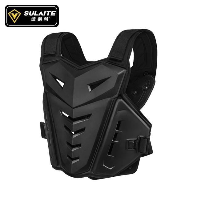 

Sulaite Motocross Full Body Armor Motorcycle Jacket Motocross Moto Vest Back Area Chest Protector Off-Road Dirt Bike Protective Gear чёрный