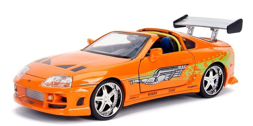 Jada Toyota Supra Orange Brian Finished Product JADA30738 1/24 F&F O'Connor