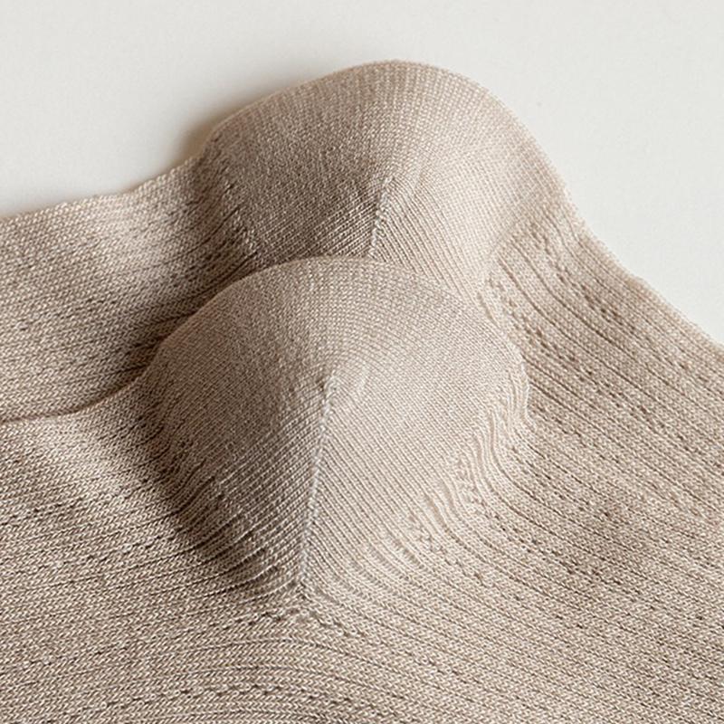 Damen Mesh Lange Socken Kniehohe Strümpfe Mädchen Einfarbig Lange Röhrenbeinsocken