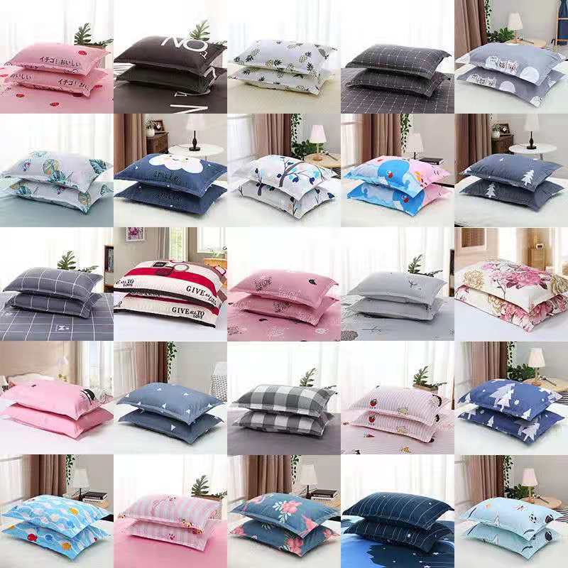 

2 шт., отправленные случайным цветом, наволочки для подушек, прямоугольные, из полиэстера и хлопка, мягкие, для спальни, для украшения домашней кровати, наволочки 48*74 см 480*740mm