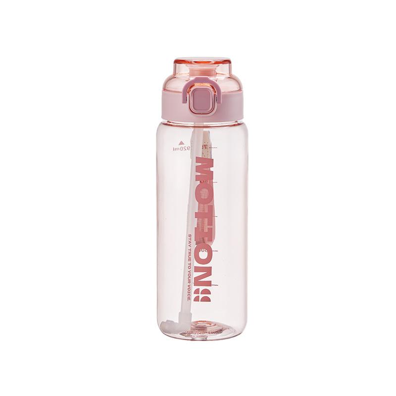 Student Water Bottle - Anti-drop and Anti-leak, Double-ended Straw Cup, Outdoor Sports Water Bottle, Portable Travel Cup, Space Cup