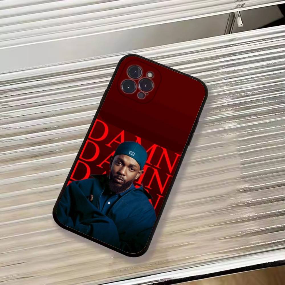 K-Kendrick Lamar Rapper Phone Case For iPhone 17, 16,15,14,13,12,11 Plus,Pro Max, Others Soft Black Cover
