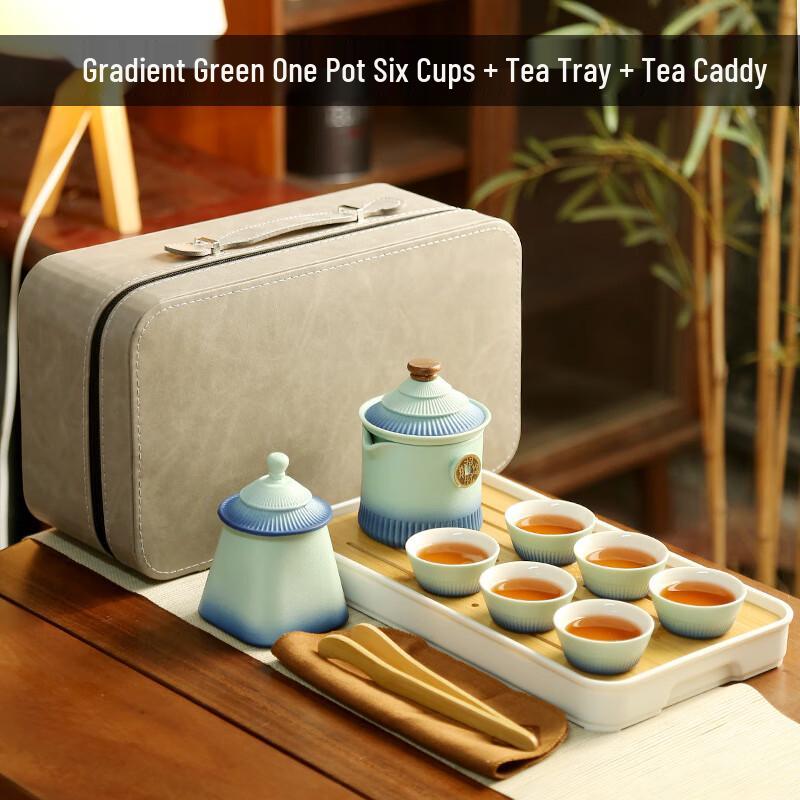 Forbidden City Ceramic Quick Tea Set Gift