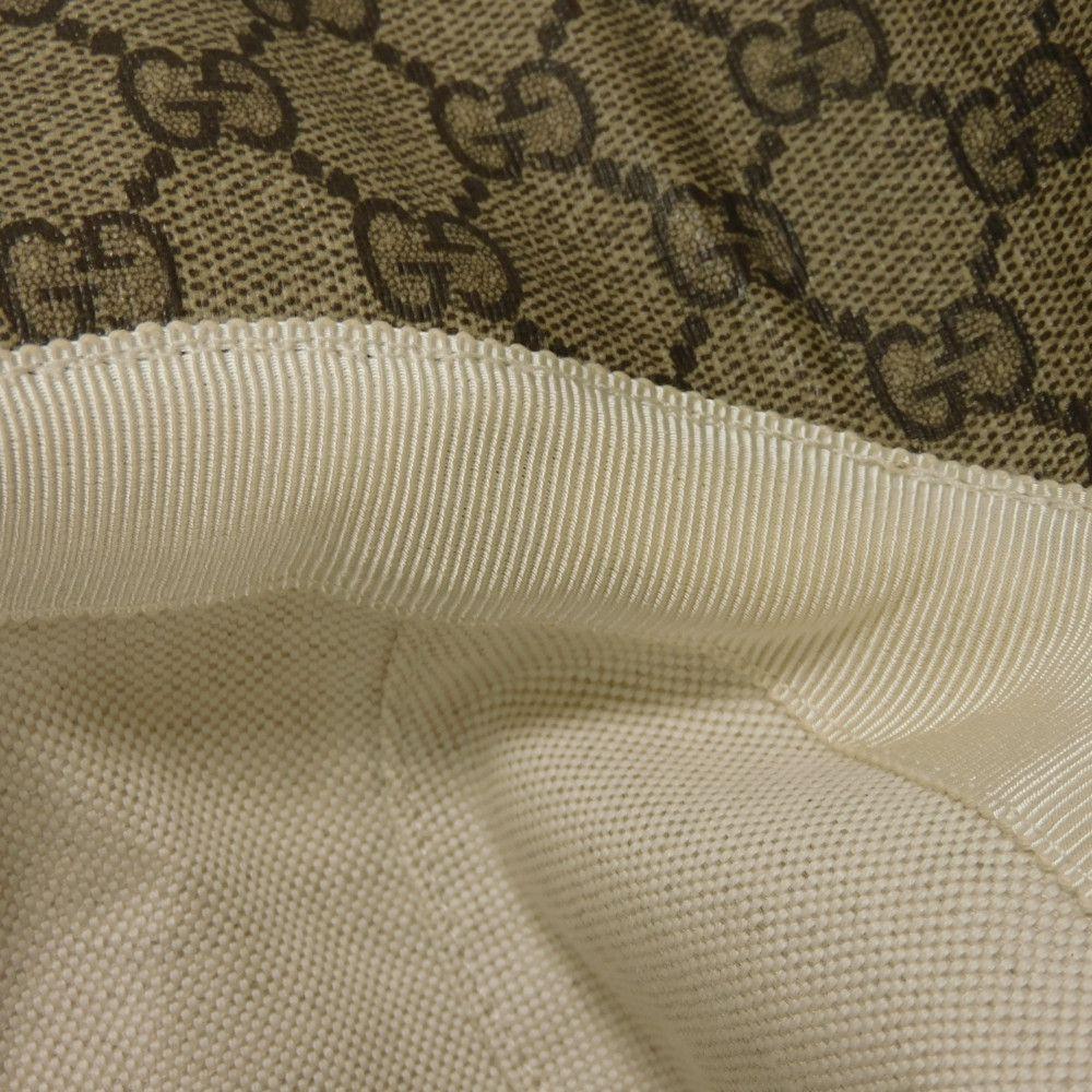 Used 9539 Apple Bucket Hat 700667 4HANT 8964 7919 Pablo Del Cielo Apple Red Large 23.2" GG Supreme Beige Men's from