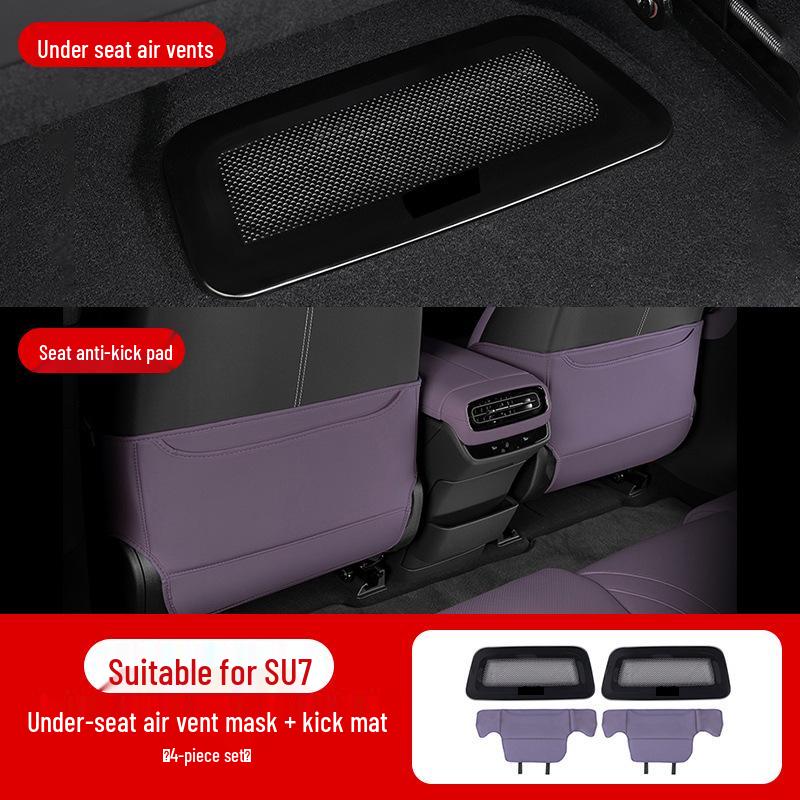 Xiaomi SU7/YU7 Under-Seat Air Vent Dustproof Net & Anti-Clog Cover for Car Interiors