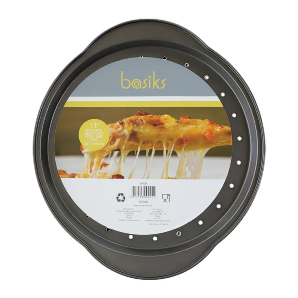 Basiks Heavy Duty Non-Stick Pizza Tray