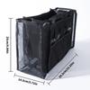 Professional Stylist Storage Bag For Hairdressing Tools Breathable Mesh Zipper Design Heavy Duty Polyester Construction