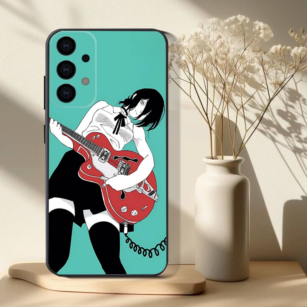 Anime C-Chainsaw Man Phone Case For Samsung S 25,24,23,22,30,21,10,9,Ultra,Plus,Lite,FE,4,5G Black Soft Case Samsung S105G