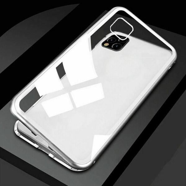 Coque Verre Trempe IPHONE 11 APPLE Magnetique Transparente Protection Integrale (BLANC)