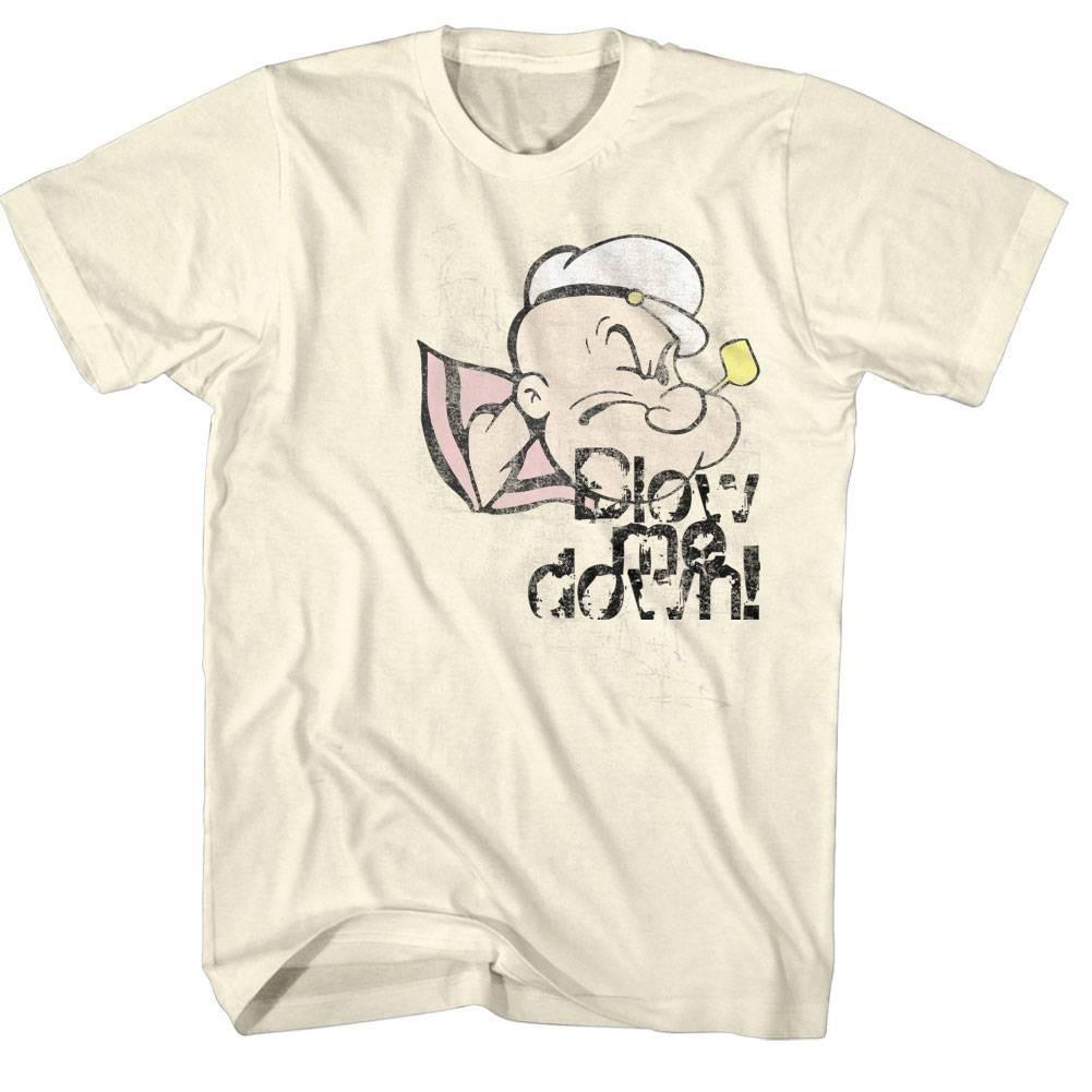 Popeye Blow Me Down Men T Shirt S