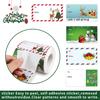 Gift Tags-250 PCS Christmas Gift Tags Christmas Presents Stickers Self Adhesive Christmas Tags Christmas Santa Wrapping Paper Holiday Decor (2.95 X