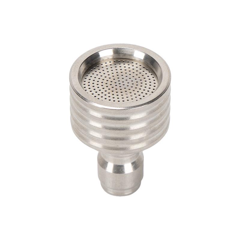 High-Pressure Car Wash Gun: 1/4" Quick Connect Stainless Steel Nozzle for Soft Spray Garden & Vehicle Cleaning.