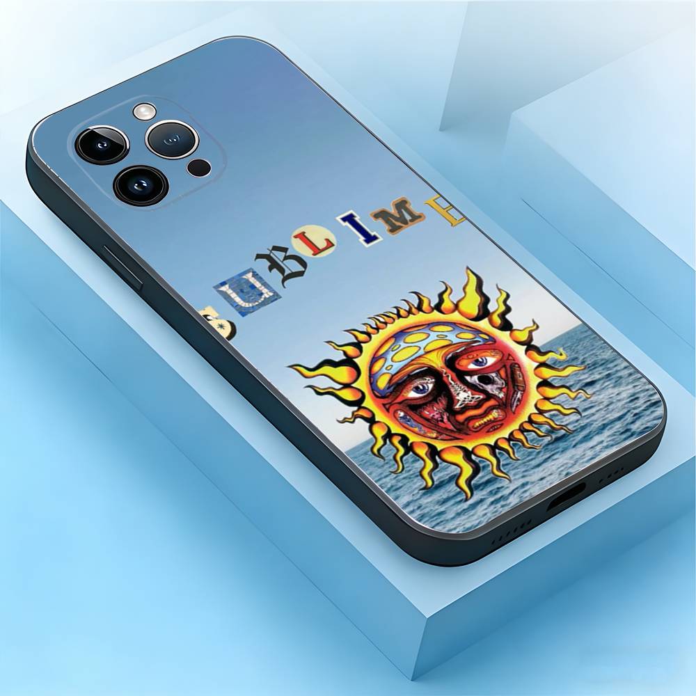 

Band S-Sublime Phone Case For iPhone 17,16,15,14,13,12,11,Plus,Pro Max,Air,SE,Mini,Soft Silicone Black Cover iPhone12