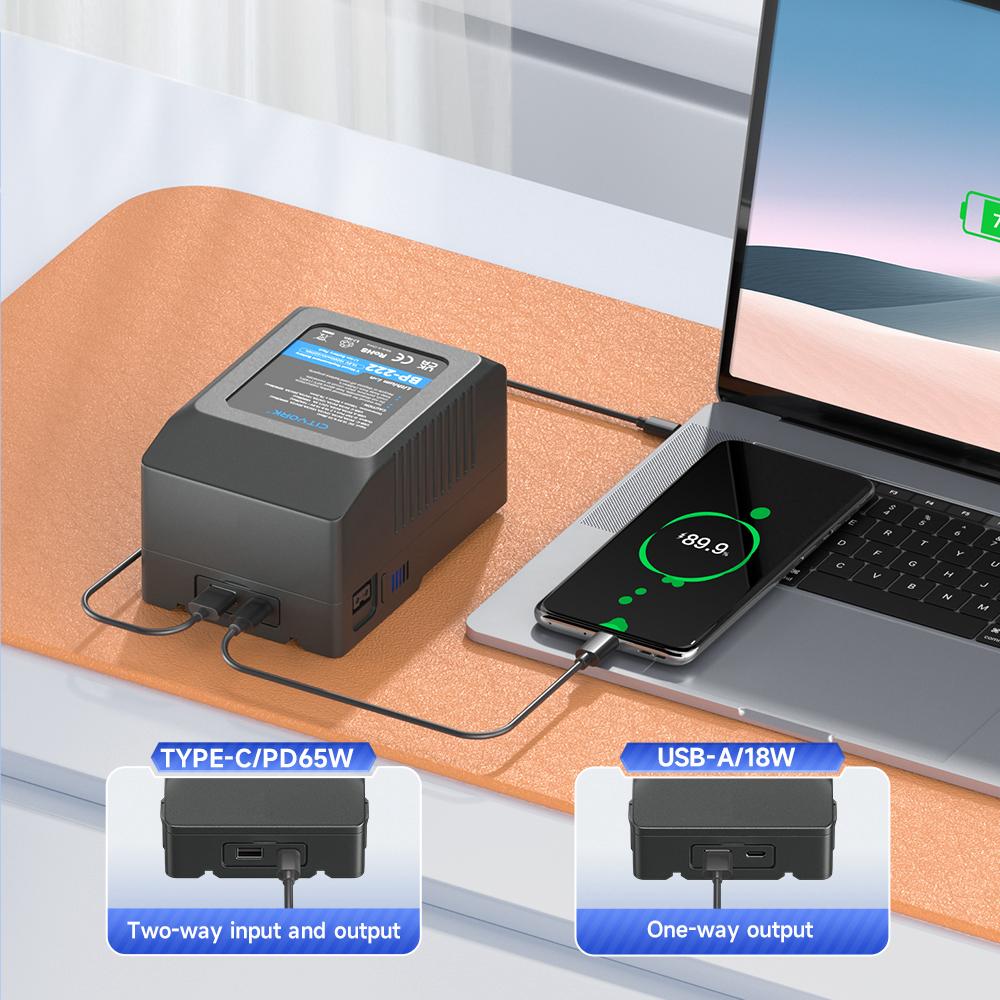 Baterie V Mount BP-95 BP-185 BP-222 V-Lock BP Baterii pentru camera video Broadcast LED Video Light Blackmagic URSA Mini Pro