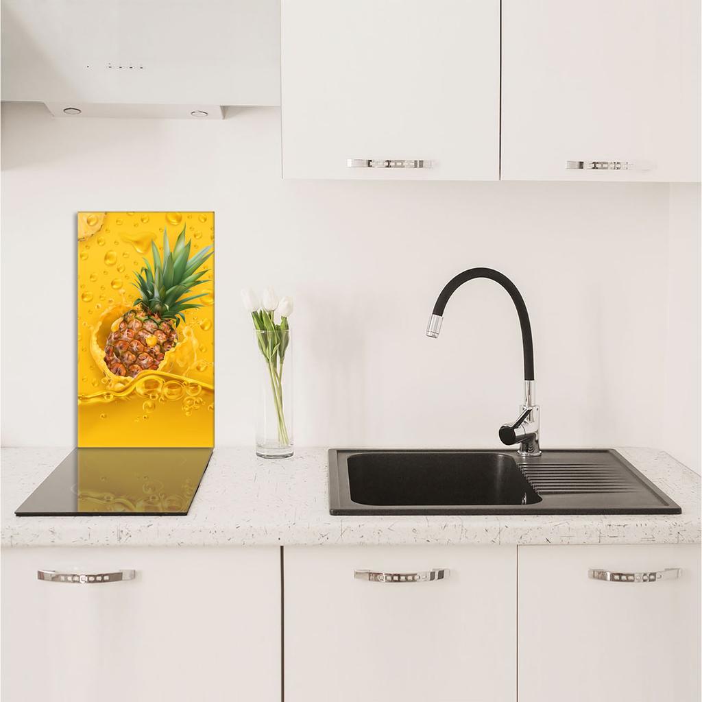 SZKLANA DESKA DO KROJENIA 30x52 Ananas
