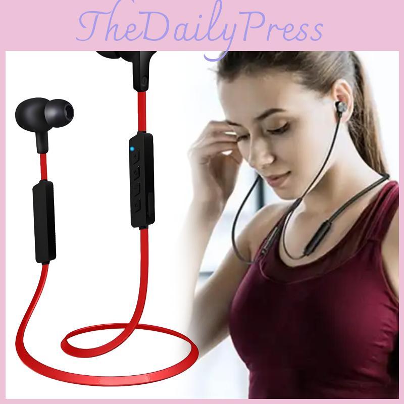 Sports Headphones Bluetooth Wireless Stereo Earbuds For Running In Ear Headset