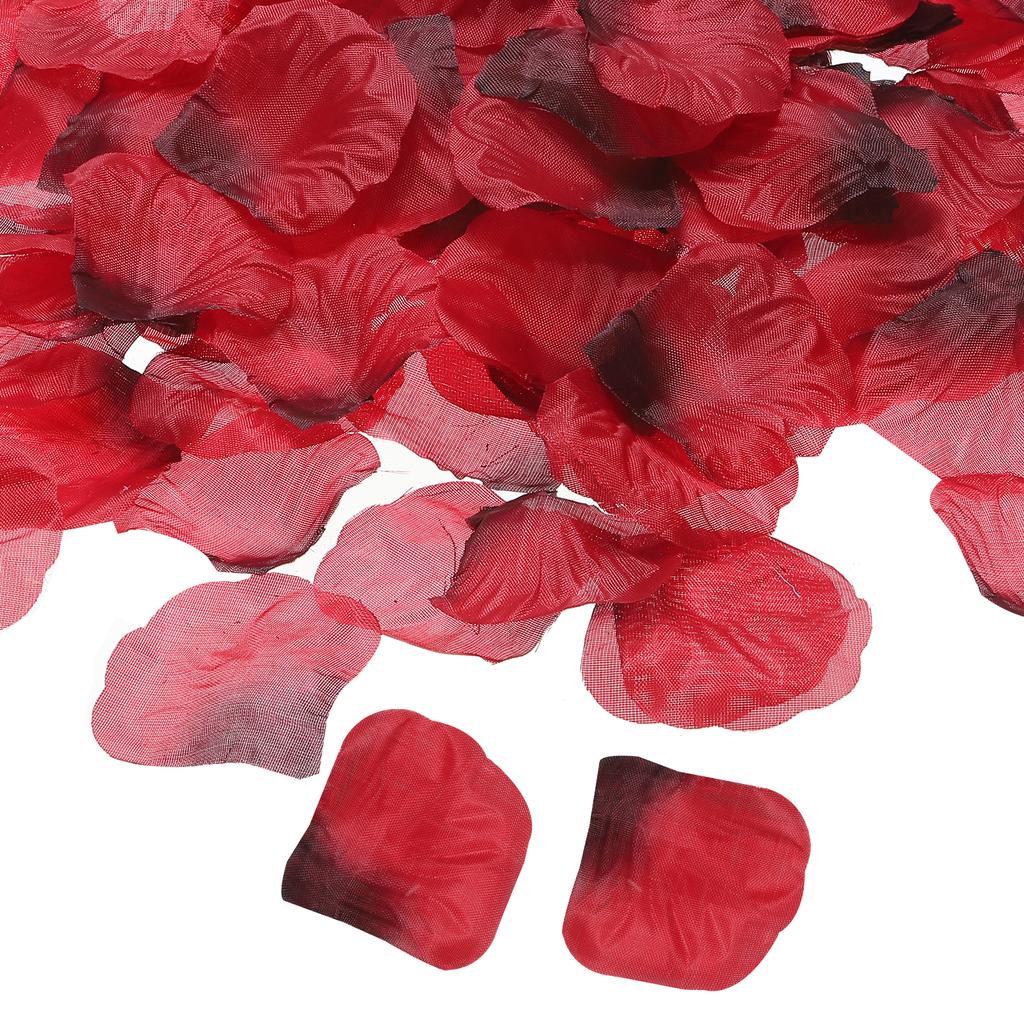 1000Pcs Artificial Rose Petals Fake Flowers Silk Petal Decoration Supplies for Romantic Night Wedding Party Event Decor
