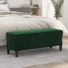 Day and Night - Day and Night Dark Green Velvet Bench 100x35x41 Cm