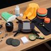 174pcs Precision Support Card Flattening Kit Accessory Kit Portable Card Care Tool Clear Acrylic Rounds