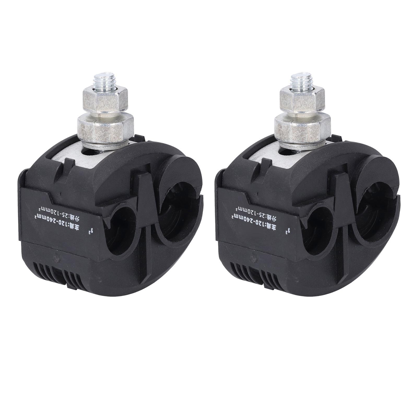 

2 шт. 1 кВ Многожильный кабельный соединитель без зачистки Высоковольтный Низковольтный Заземленный Изолированный Кабельный Соединитель JJC 7