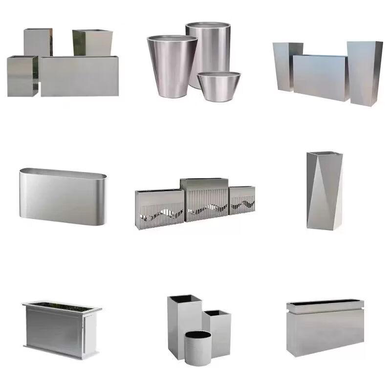 Outdoor Iron Art  Stainless Steel Planter