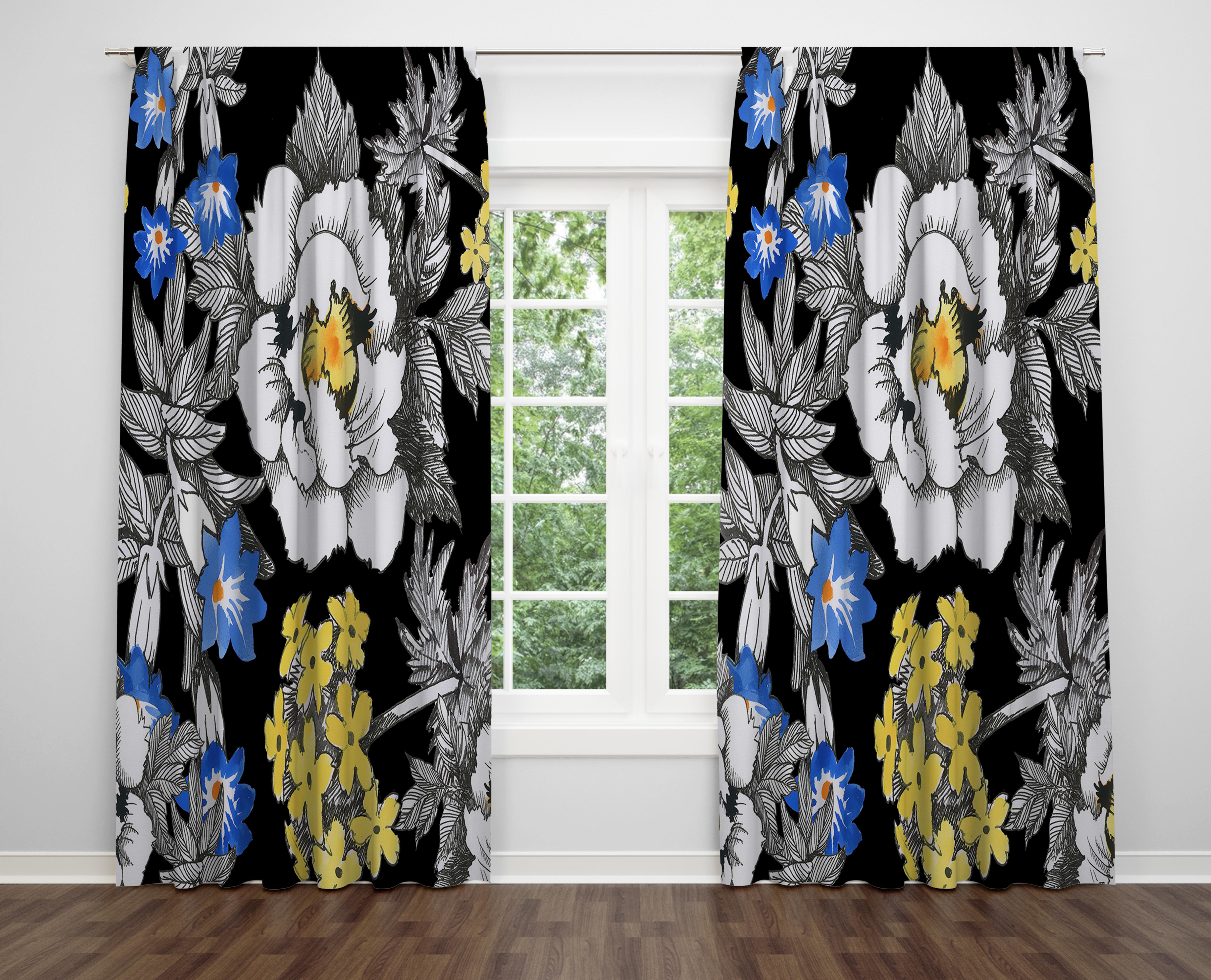 

Декоративний дизайн, високоякісна бавовняна тканина, ви можете вибрати одну або подвійну фіранку з крила 1 piece різнокольоровий