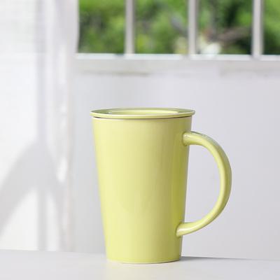 Simple Ceramic Water Cup Mug Creative Coffee Cup High-end Office Teacup with Lid Gift Cup