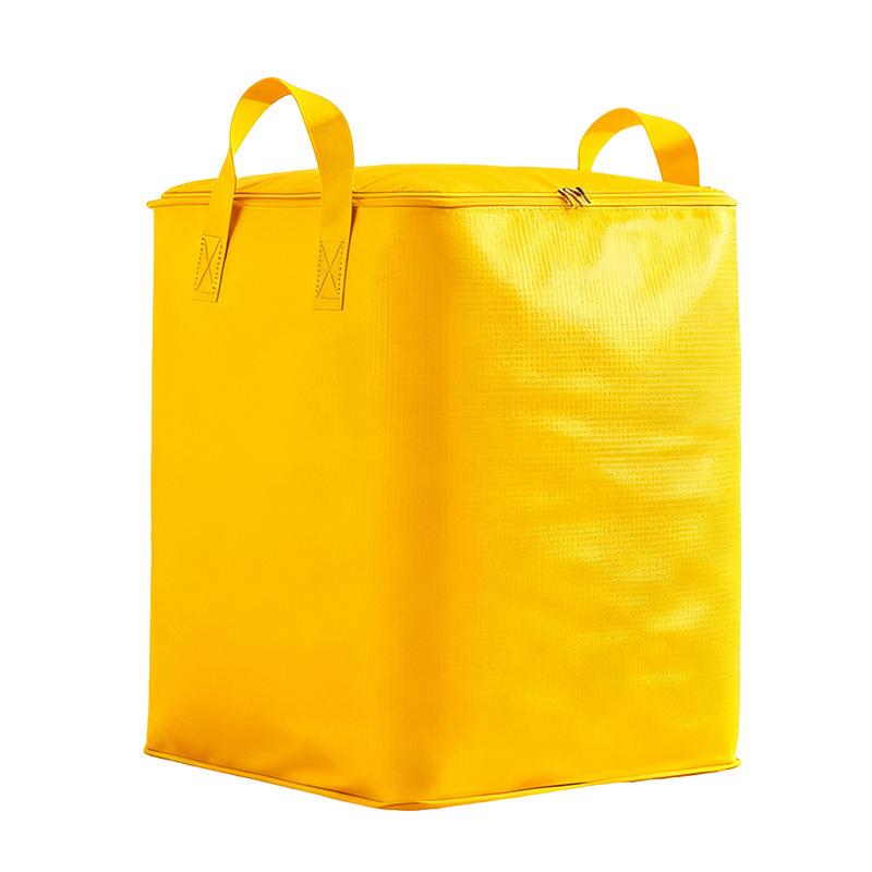 Large Capacity PE Moving Storage Bag with Reinforced Handles, Double Metal Zipper, Water-Resistant Durable Design