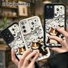 Phone Case: 2D flat, suitable for Samsung Galaxy A34 A35 M05 M06 S20 S22 S21 FE Plus 5G protective case, vampire three-flower cat, perfect Christmas a