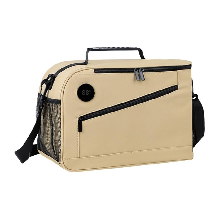 Premium Reflective Insulated Lunch Pack With LCD Panel For Hot Cold Items
