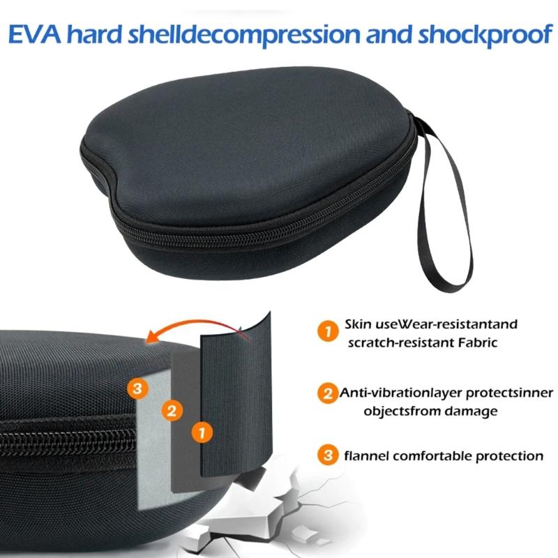 Custodia Rigida per Cuffie Wireless Bluetooth Compatibili con Cancellazione del Rumore WH-CH720N/WH-CH520 Borsa Protettiva da Viaggio per Riporre