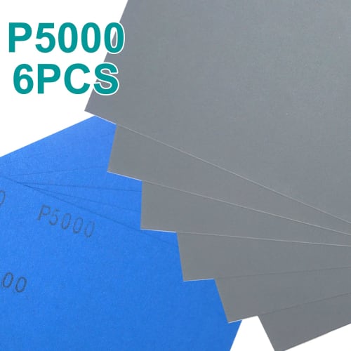 Akuoly Sandpaper for Precision Finishing Polishing, 2500, 3000, 5000, 7000, and 10000 Grits, 30 Sheets