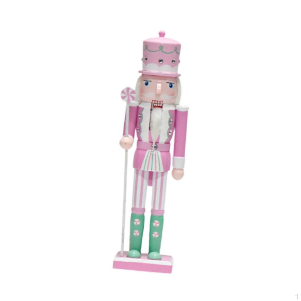 Nutcracker Ornaments Christmas Photo Props Painted Decorative Traditional Desktop Decor
