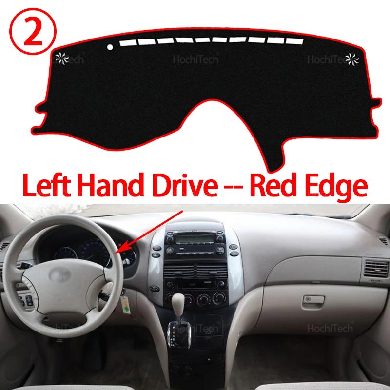 Car Dashboard Cover for Toyota Sienna XL20 2004-2010 Dashboard Cover Board Anti-Slip Mat Protect Pad Car Sunshade Carpet Rug