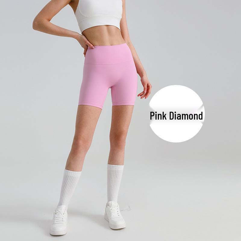 

Women s High-Waist Seamless Yoga Capri Pants - Breathable, Butt-Lifting, Nude Feel, Stretchy, Comfortable Sports Shorts L