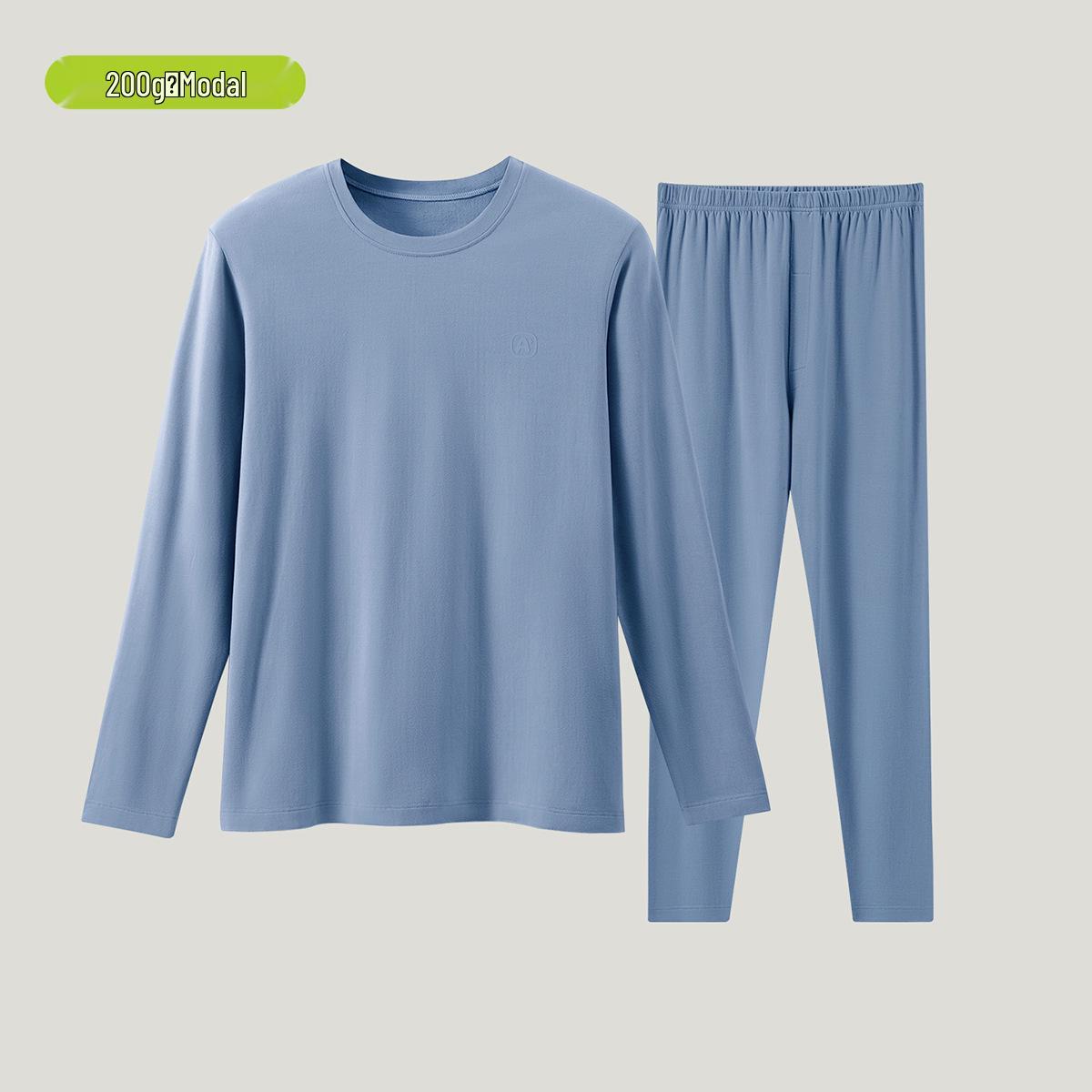 

Комплект термобелья базового слоя с маслом камелии для мальчиков - Хлопковый осенний топ и брюки M